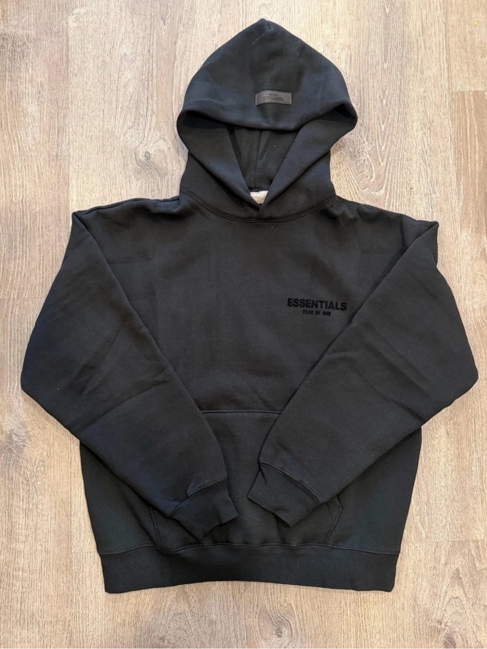 ESSENTIALS Black hoodie